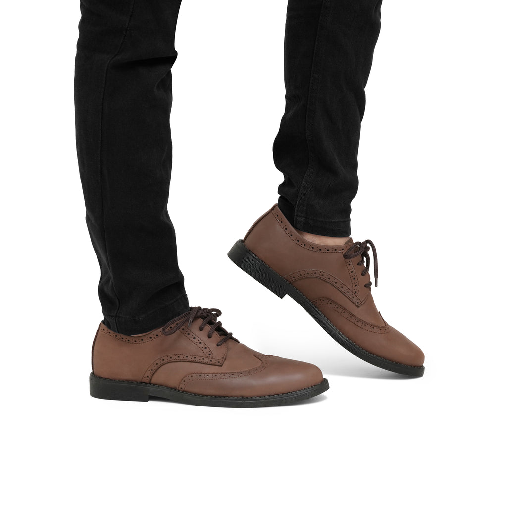 Denim Oxford Leather
