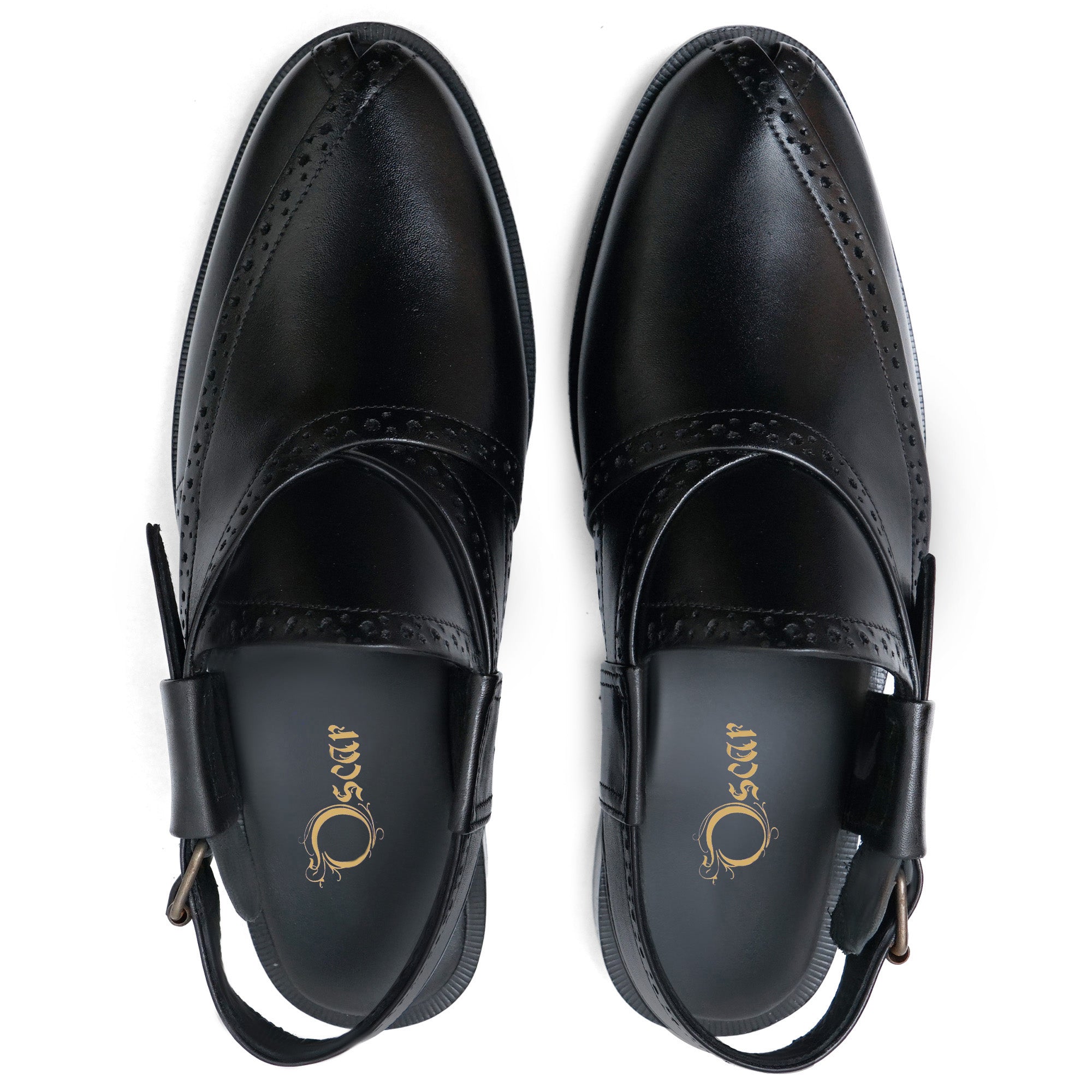 Peshawari Chappals 01-Black