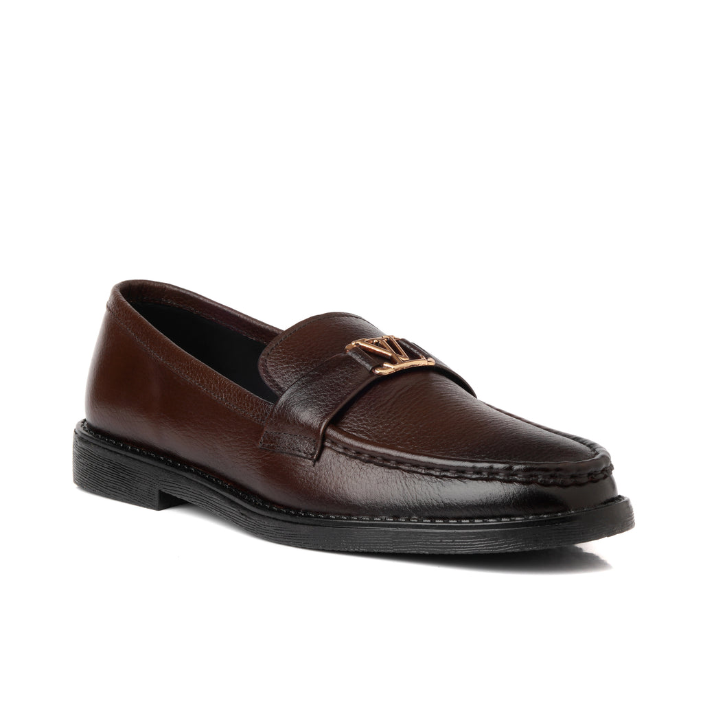Brown Leather Loafer