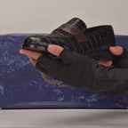 Croco Penny Leather Black